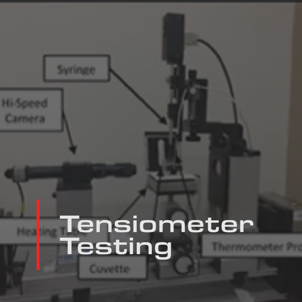 Tensiometer Testing