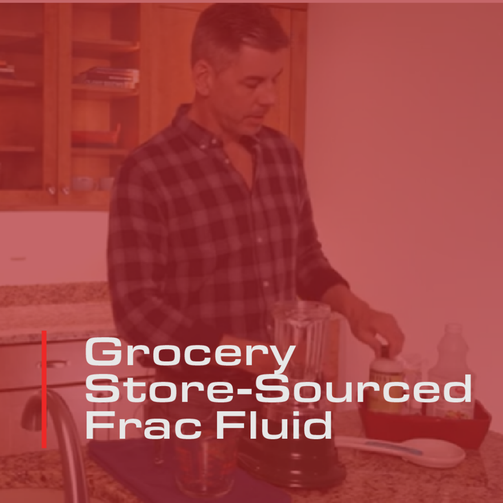 Grocery Store-Sourced Frac Fluid
