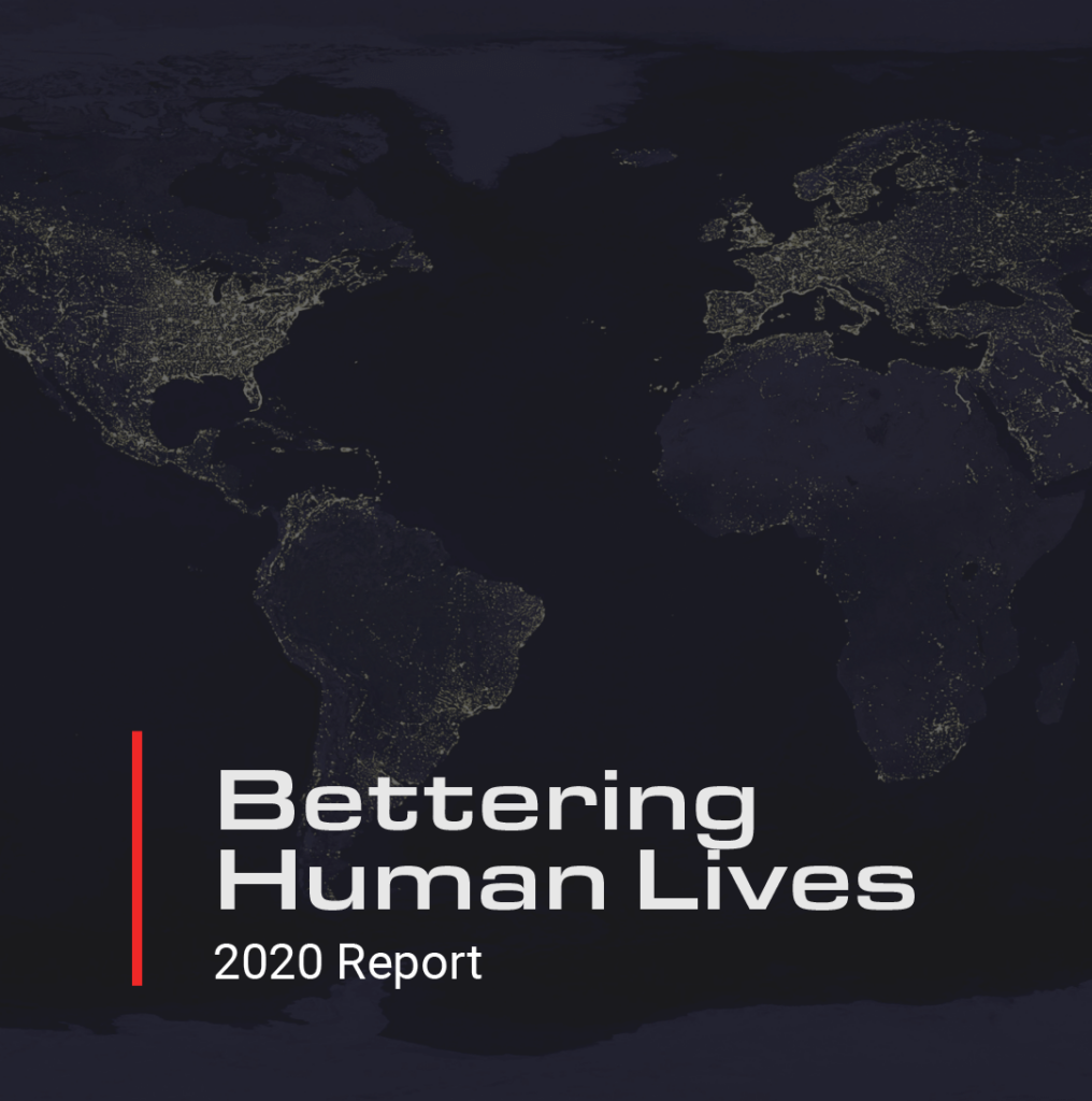 Bettering Human Lives 2020