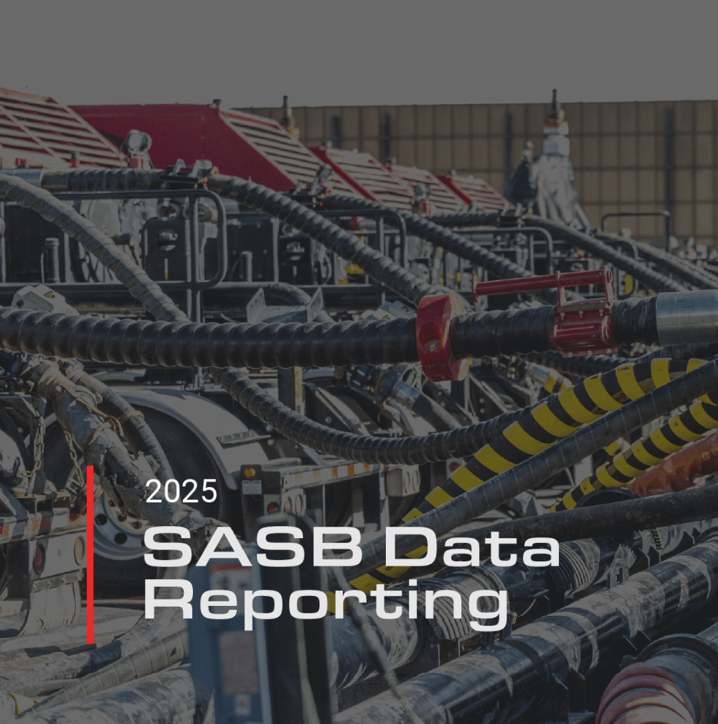 2025 SASB Data Reporting